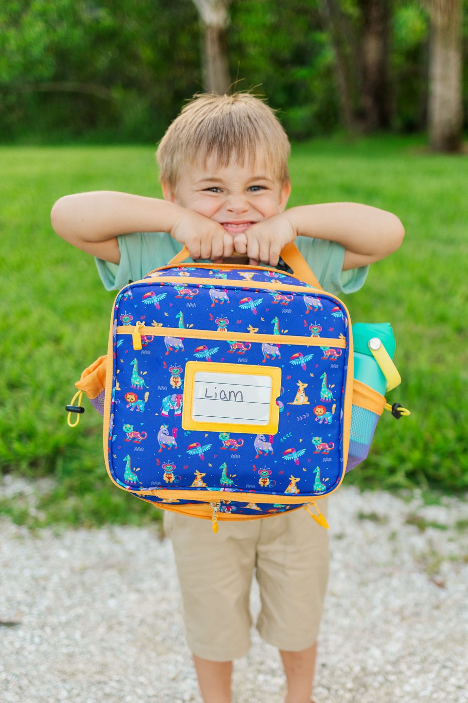 Boy with PACKROO bag
