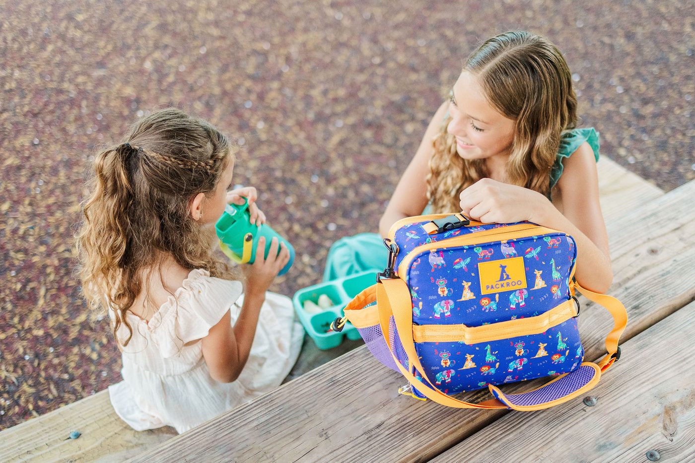Kids with PACKROO bag